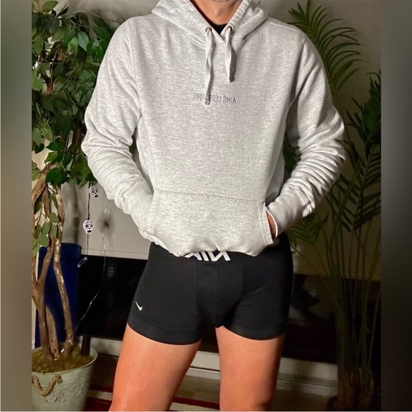 Aime Leon Dore | Logo Hoodie in Light Grey Heather (Small) - Picture 9 of 12